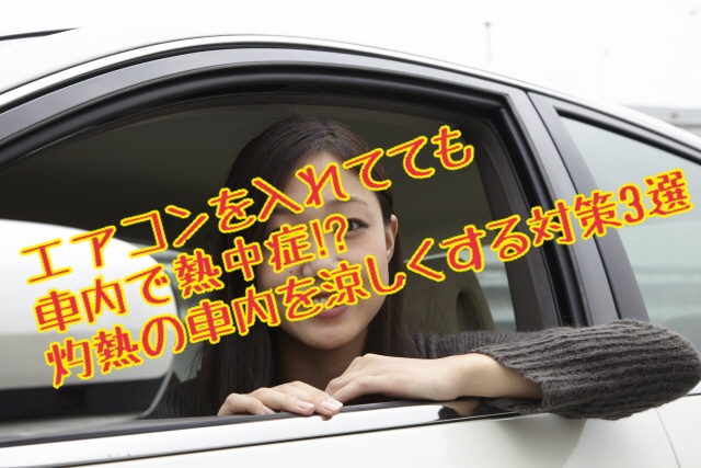 車内で熱中症 エアコンを入れてるのに 灼熱の車内を涼しくする対策3選 ヒロブログ